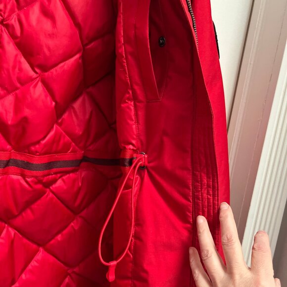 LAND'S END - Down Parka - Red - Small - Picture 4 of 8